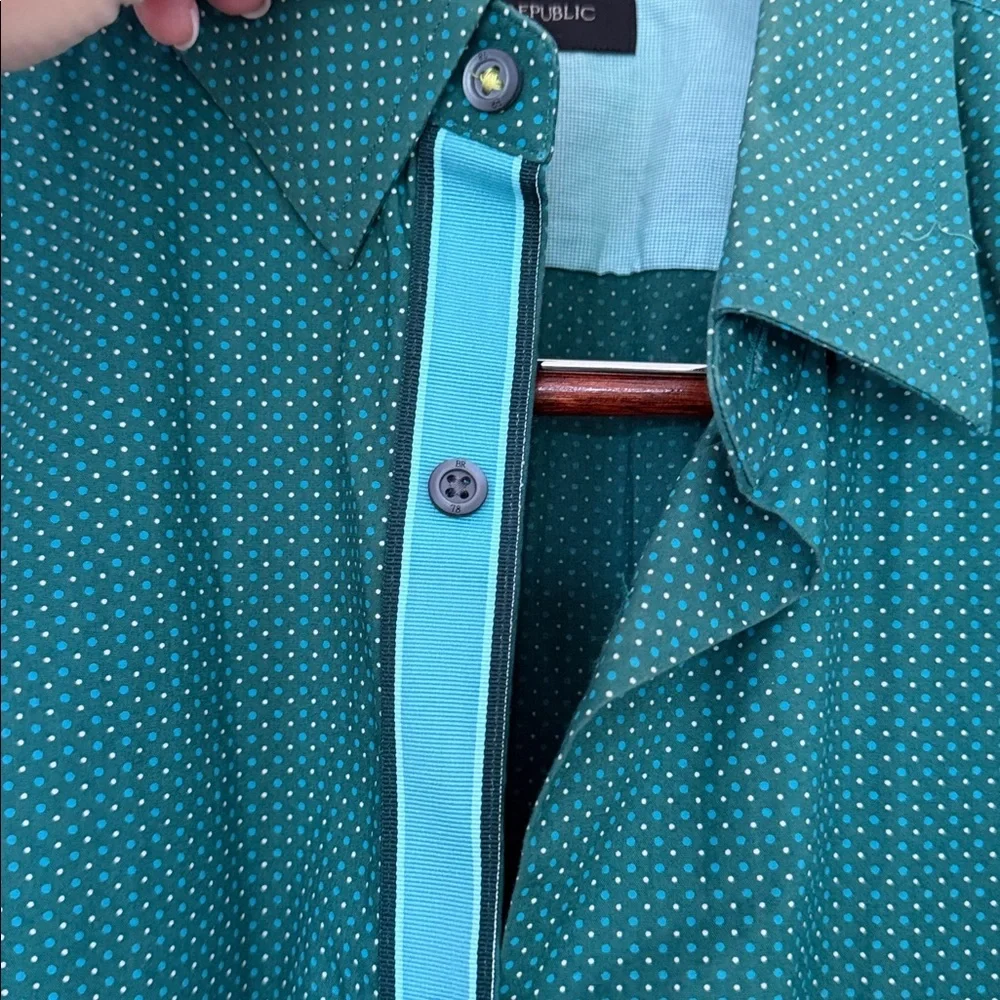 Banana Republic Men's Teal Shirt Jacket